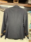 Vintage British Royal Navy Officers Black Dress Blazer Gieves Ltd 