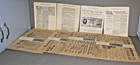 Lot Of 8 Overhead Projector Transparency Sets For Teachers W  Reprints Of Papers