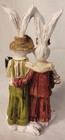 Garden Bunnies Family By Fantastic Crafts Resin  Wood Look  Figure 