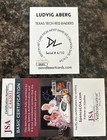 Ludvig Aberg Signed Autographed Golf Card Texas Tech Raiders Jsa Coa
