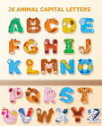 Magnetic Letters  Alphabet Abc Fridge Magnets For Toddlers   Kids  Cute Educatio