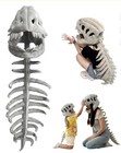 Dinosaur Skeleton Plush Costume Kids 3d Realistic Spinosaurus Design 75cm  