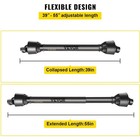 1-3 8  Pto Drive Shaft 6 Spline End 39 -55  Series 4 Tractor Pto Shaft Black