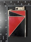 Vintage Art Deco Evans Black And Red Enamel Lighter   Cigarette Case For Parts