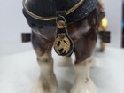 Vintage Large Shire Horse   Cart 6 Barrels Brass Wheel barrel Straps  England 