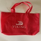 Viking Cruise Line Reusable Red Shopping Tote Bag  approx  24    X 13 5    X 5    