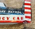 Vtg 60s Kyoei Emergency Car Police Highway Patrol Tin Friction Car Box Nos Japan