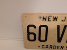 New Jersey License Plate 60 Vette Garden State Corvette Vintage