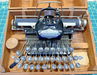 Vintage Antique Blickensderfer No 5 Typewriter In Original Wooden Case