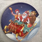 Vintage 90s Mcdonald   s Ronald Mcdonald Holiday Plates 10    Lot Of 4
