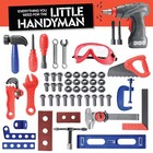 Play22 Kids Tool Workbench 76 Set - Kids Tool Set With Electronic Play Drill    
