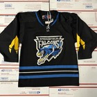 Vintage Springfield Falcons Ahl Hockey Jersey Sp Sewn Blank Men s Small Black