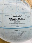Vintage Replogle World Nation Series 12  Inch Diameter Globe Metal Base M i Usa