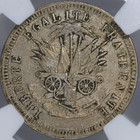 1889 Haiti 5 Cents    Centimes Ngc Au Details - Scarce Coin