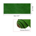 Artificial Model Grass Mat 10  X 19 7  Green Realistic Fake Turf For Garden Lawn