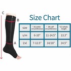 3 Pair Zippered Compression Socks 20-30mmhg Men Women Graduated Support Stocking