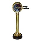 42  Antique Brass Ship s Engine Telegraph On Wood Base   Nautical Vintage
