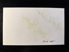 Nancy Lopez Signed 3x5 Index Card     Lpga World Golf Hall Of Fame In 1987