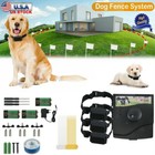Wireless Electric Dog Fence Pet Containment System Shock Collar Dog Boundary Us