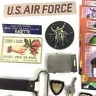 Junk Drawer Lot Vintage Military Insignia Challenge Coins Dragonball Z Medals