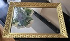Vtg Matson Stylebuilt Filigree Ormolu Vanity Mirrored Tray Hollywood Regency 16 