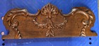 Antique 19-20th C  Victorian Carved Wood Pediment 20x8