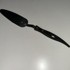 Vintage Knife Cake Pie Cutter Server Black Wooden Handle Kitchen Utensil