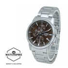 Casio Men s Analog Sporty Chronograph Stainless Steel Band Watch Mtp-e510d-5a