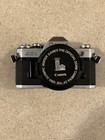 Ae-1 35mm Vintage Canon Camera Lot With 50mm Zoom Lens Plus Extras Untested