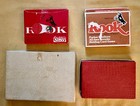 Lot Rook Card Game By Parker Brothers - 1936 1952 1963 1978 - With Instructions