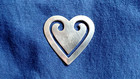 Bookmark Heart Shaped 835 Silver Germany Vintage Initial H