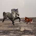 Two Tiny Breyer Collectible Horse Figures