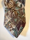 2 Vtg International Passport 100  Italian Silk Ties Neckties In Abstract Floral