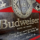 Budweiser Beer Bar Wood Framed Mirror Sign 102-230 King Of Beers 15x15 P1