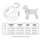 Soft Fleece Dog Harness And Leash Set Warm Pet Puppy Vest For Small Dogs Cats