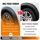 Fender Flares Front Right For Ford Explorer 2011 2015 Bb5z16039aa Black