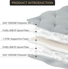 Twin Full Size Japanese Futon Floor Mattress Portable Rollup Tatami Sleeping Pad