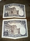 Banco De Espa  a Spain 5000 Pesetas Banknotes 1976 Lot Of 2 Circulated