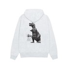 Stussy Big And Meaty Zip Up Hoodie Ash Grey
