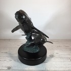 Bronze Sculpture Humpback Whale And Calf  Coastal  Nautical Decor