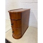 Tribesigns Wood End Table Narrow Side Table Nightstand W 2 Drawers Brown Read