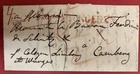 Belgium  1827 Stampless Cover folded Letter  Sent From Tongeren To Cambery