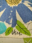Vintage Signed Vera Linen Flower Power Daisy Tea Towel Dishtowel 27x15 As Is