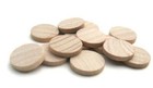 Wood Round Disc  100 Wooden 3 4  Circles 1 8  Thick Straight Edge Disc Woodlets
