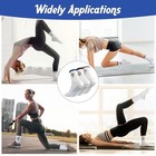  6 Pairs Cute Pilates Socks For Women  Ruffle Frilly Yoga 3 Brown  Gray  Blue