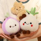 Creative Vegetable Plush Doll 20cm Soft Stuffed Fruit Toy Realistic Funny Gift
