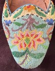 Vintage Chinese Handmade Beaded Wedding Slippers  kasut Manek  B101