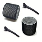 12pcs Self Grip Hair Rollers Set Heatless Curlers With Clips Volume Styling