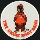 Vintage Uniform Patch A   W The Great Root Bear Pictured Round Unused N-mint 