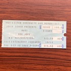 Bon Jovi  Ratt Concert Ticket Stub Oct 10 1985 Rochester Community War Memorial